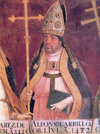 Retrato de Alfonso Carrillo en la Sala Capitular de la catedral de Toledo.