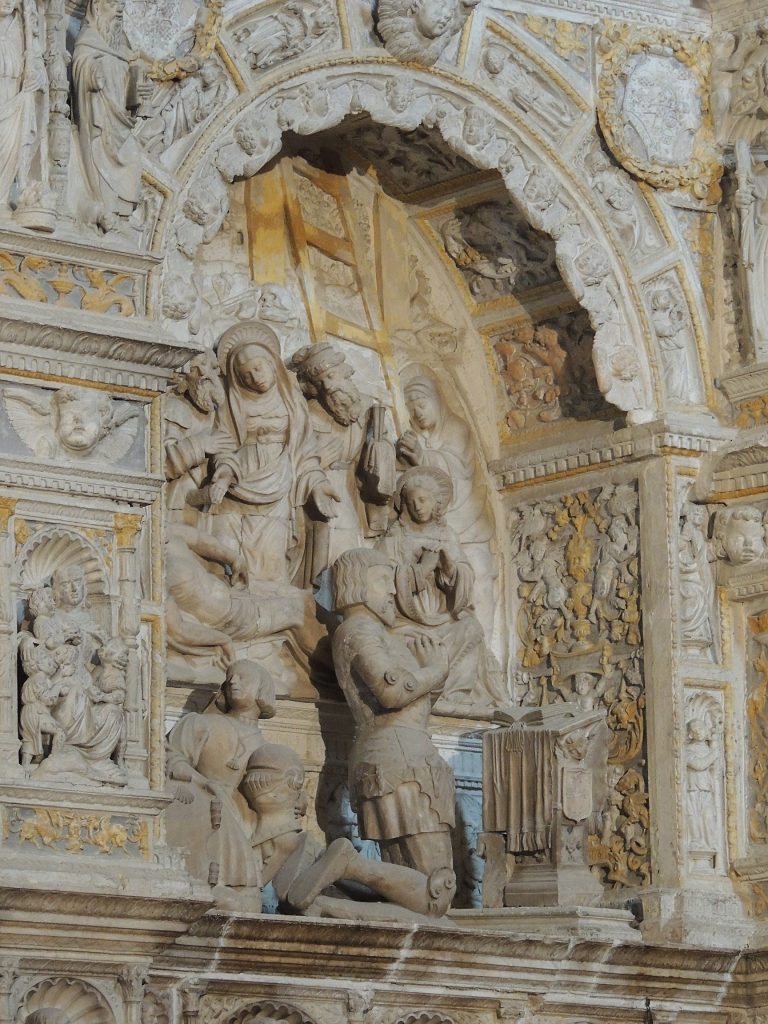 Sepulcro de Juan Pacheco, Marqués de Villena en el monasterio de El Parral. Segovia.
